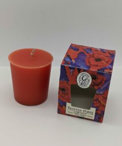 kaars-votive-painted poppy