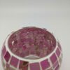 Kaarsenhouder-theelicht-mozaiek-roze