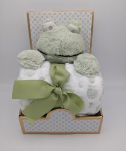 babydeken-kikker-geboortegeschenk