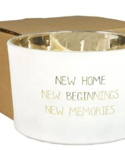 SOJAKAARS MAT - NEW HOME, NEW BEGINNINGS... - FRESH COTTON housewarming