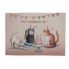 Wenskaart - verjaardag - Katten