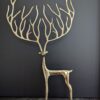 Rendier - Goud - Groot gewei