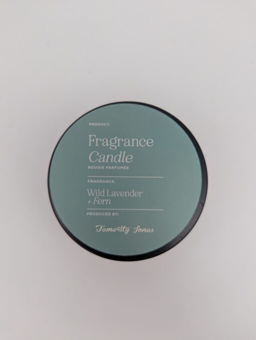 Geurkaars – Doosje – Wilde lavendel + varen