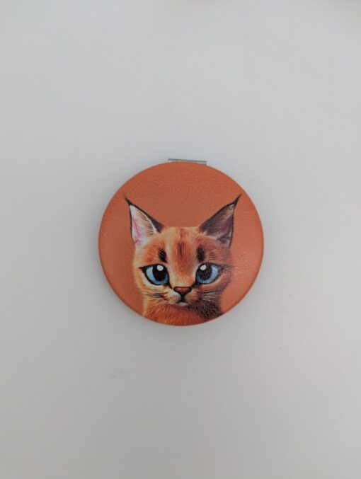 Handspiegel - Kat - Oranje