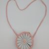 Handtas - Bloem - Wit - Roze