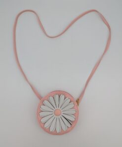Handtas - Bloem - Wit - Roze