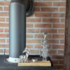 Kerst - Tafereel - Zilver - Hout