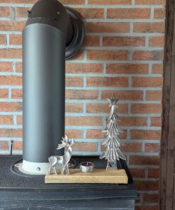 Kerst - Tafereel - Zilver - Hout
