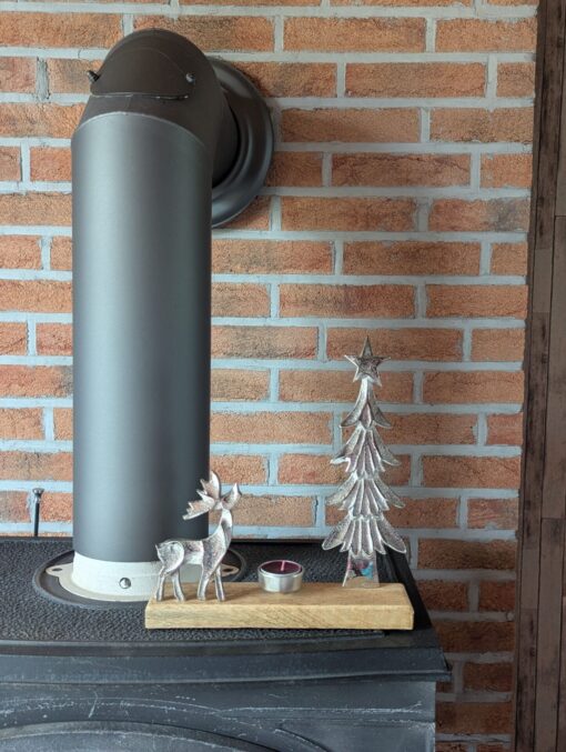 Kerst - Tafereel - Zilver - Hout