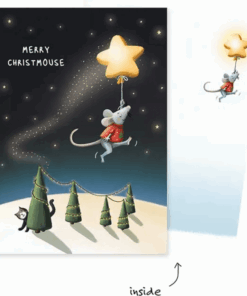 Kerstkaart - Merry Christmouse