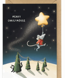 Kerstkaart - Merry Christmouse