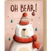 Kerstkaart - Oh Bear