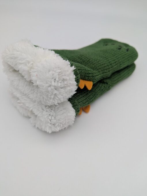 Sokken - Huis - Kerst - Winter - Dino- Groen
